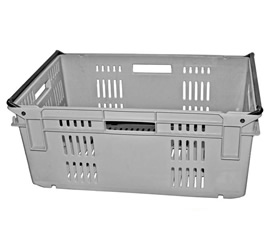 47L deep nest plastic crate