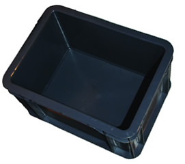 18L plastic crate